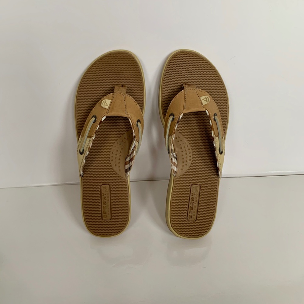 Sperry Top-Sider Seafish Thong Slip On Sandal Sz 8